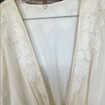 Tularosa Ivory Jumpsuit with Plunging V-Neckline and Tie Closure Photo 5