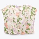 ZARA Floral Corset Photo 0