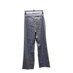 Banana Republic  Paperbag Waist Linen Blend Trousers Blue Size 4 Quiet Luxury Photo 12