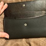 BVLGARI  canvas / leather long trifold wallet black Photo 1