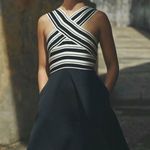 Maeve Anthropologie Crosswise Flare Bandage Dress Size 6 Photo 2