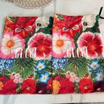 Gucci Floral Print Drawstring Dust Bags (Pair) Multicolor Designer Storage Photo 0