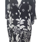 ASOS Black and White Floral Print Mini Skirt Dress NWOT Size 6 Floral Mini Dress Photo 0