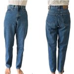 Eddie Bauer Blue Denim Jeans Classic Fit High Rise Size 4 Mom Jeans Photo 7