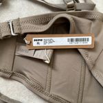 SKIMS NWT  Micro Corset Bikini Top - Desert and Bottom cheeky tanga size S Photo 4