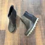 Sorel Joan of Arctic Wedge III Chelsea Bootie Dark Moss/Sage Size 7.5 Photo 5