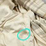 Free People Highlands Wool Plaid Double Breasted Peacoat Brown Size XL Oversized Photo 6