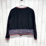 Simply Styled Jacket Women Size XL Black Embroidered Trim Open Front Long Sleeve Photo 4