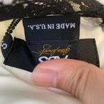 ABS Allen Schwartz ABS collection white cold shoulder slit midi‎ dress Photo 9