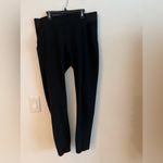 Vera Wang Simply Vera  Black Skinny Pants Women’s Size L Stretch Pull On Photo 2