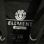 Element Black Hoodie with Skater Regular Fit Women Large Rainbow Mountains Photo 1