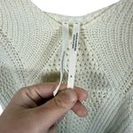 Anthropologie NWOT By Women’s Crochet Midi Dress in Ivory Size M Photo 12