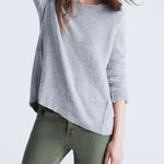 Madewell Riverside Texture Gray Knit Sweater Women’s Size Medium Photo 0