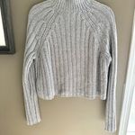 American Eagle  Soft Gray Sherpa Pullover Photo 1