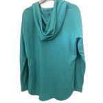 Victoria's Secret PINK  Hoodie Womens Medium Teal Oversized Tunic Logo Casual Photo 1