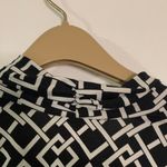 Sunny Leigh  Black and White Patterned Blouse Photo 4