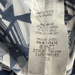 SJS Kimono Cardigan Womens 2XL Blue Geometric Open Front Relaxed Layering Flowy Size 2X Photo 10