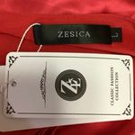 NEW Zesica Red Silk Satin Deep V Tie Back Sleeveless Party Mini Dress Size L Size L Photo 4