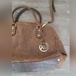 Michael Kors Brown Snake Skin Purse Photo 7