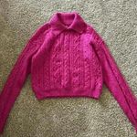 Free People Every Cloud Pullover / Fuschia Fizz size small Photo 2