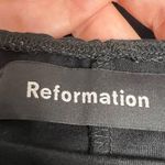 Reformation  Eda Ruffle Strap Midi Dress black Sz M Photo 7