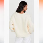 Free People  Women's Dream Cable Crew Tan Photo 2