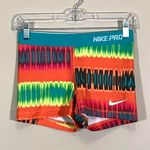 Nike Pro Orange Multicolored Shorts Photo 0