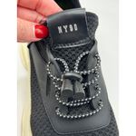 Steve Madden Shoes Women 7 Black NY90 Cinch Tie Myles Sneaker Fashion Outdoor Photo 8