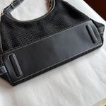 The Sak  Black Textured Classic Shoulder Bag Hobo Leather Canvas Purse Photo 5