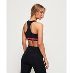 Superdry  Sport Core Essential Sports Bra Women's 2 Black Pink Racerback NWT Photo 1