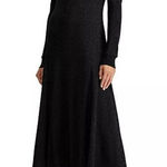 Ralph Lauren Lauren Petite Shimmer Turtleneck Cotton Dress Size Small Petite Photo 0