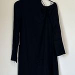 Susana Monaco NWT Mock Neck Cutout Shoulder Black Dress - Medium Photo 6