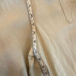 Loft linen blend taupe drawstring wide leg pant large Photo 6