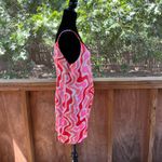 Dress Forum Los Angeles Women's Pink & Red Mini Wrap Dress Size L. NEW Photo 1