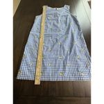 kim rogers  Lemon embroidered Gingham Sheath Dress Spring Summer Picnic Size PM Photo 4
