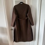 Valentino Garavani Valentino Wrap Style Coat Size 8 Color Brown Photo 3