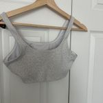 Alo Yoga High Waist Vapor White Leopard Carbon38 Legging and Bra Set Photo 4