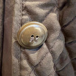 Marvin Richards  Quilted Pattern Coat Jacket Chocolate Brown Women's Size XL Photo 6