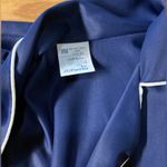 JC Penney. Vintage/80’s 2 piece nylon pajamas. Navy blue. Size 40 Blue Photo 3