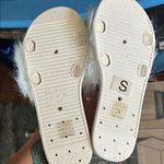 Lauren Lorraine  Cream Fur Slippers Photo 2