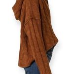 American Eagle Cable Knit Long Sleeve Pullover Hoodie Photo 52