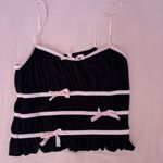 Urban Outfitters COPY - Kimchi black and pink bow top Photo 4
