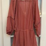 Eberjay Eberjey Revolve Summer Of Love Reed Romper in Mauve Sunset Rose Size Large L Photo 4