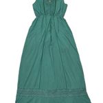 Matilda Jane Down in the Valley Green Sleeveless Maxi Dress size Medium Photo 3