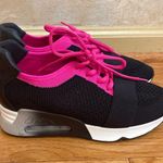 Ash AS-Lacey women’s Sneakers Platform Sz 38 Knit Sports Casual Black Pink Photo 1