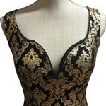 A'Gaci Gold Metallic Foil Print Top Photo 1