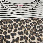 Pink Lily  Black and Gray Leopard Print Tee Photo 8