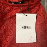 Nookie NWT Heaven Lace Set Crop Top and Pants in Red Sz Small $409 Photo 7