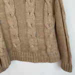J.O.A. Neutral Tan Cowl Neck Sweater  Photo 12