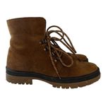 Fat Face Women’s Hiking Boots Brown Suede Sherpa Lined Lug Sole Size 7 Photo 1